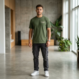 Proverbs 3:5 Trust - Left-Chest Logo Front-View